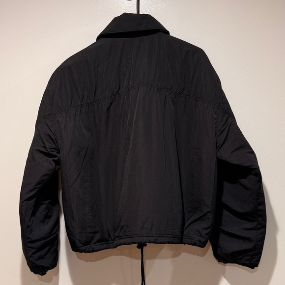 NWT Free People Movement Off The Bleachers Coaches Jacket  Sz S Small Black Casu - Picture 12 of 15